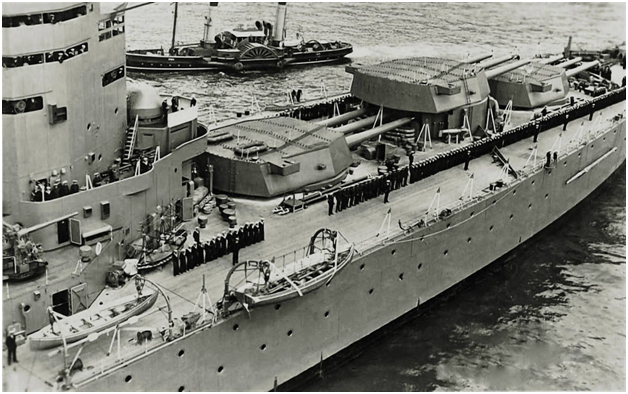 Линкор «Нельсон» на момент вступления в строй