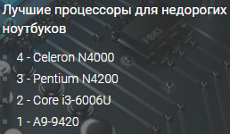 Процессоры, которые подойдут для выполнения несложных задач