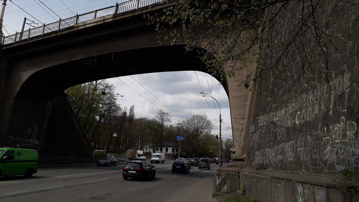 Мост под которыми ездили немцы и был селевой потоп