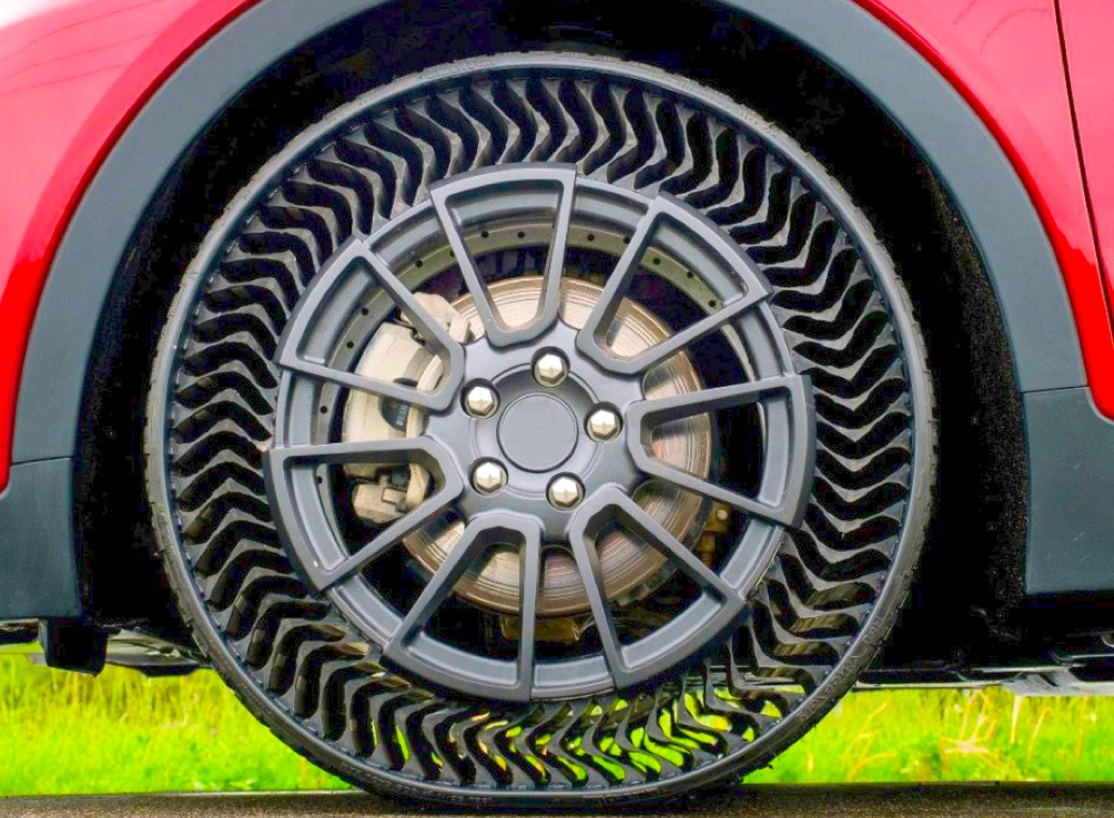Реальный прототип шины Michelin UPTIS