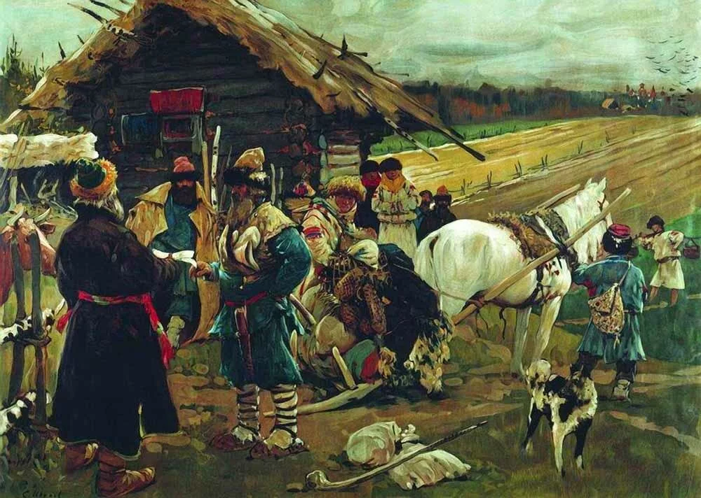 Сочинение по картине юрьев день