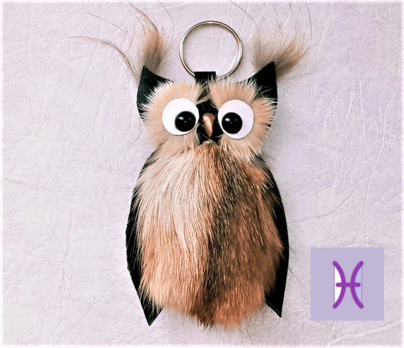 Fur Keychain