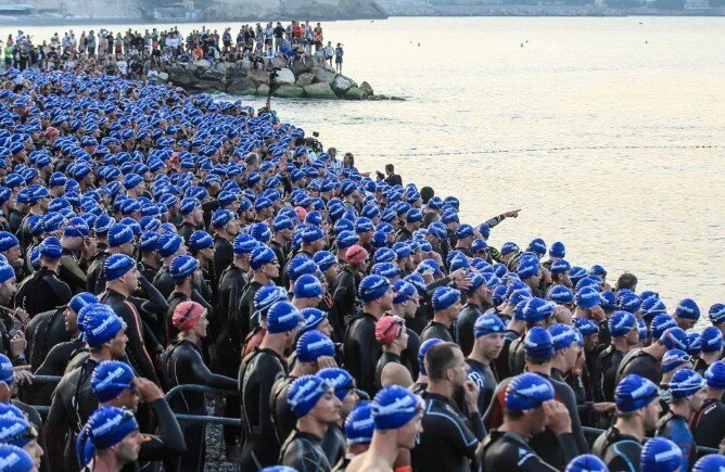 Минут так 5 перед стартом