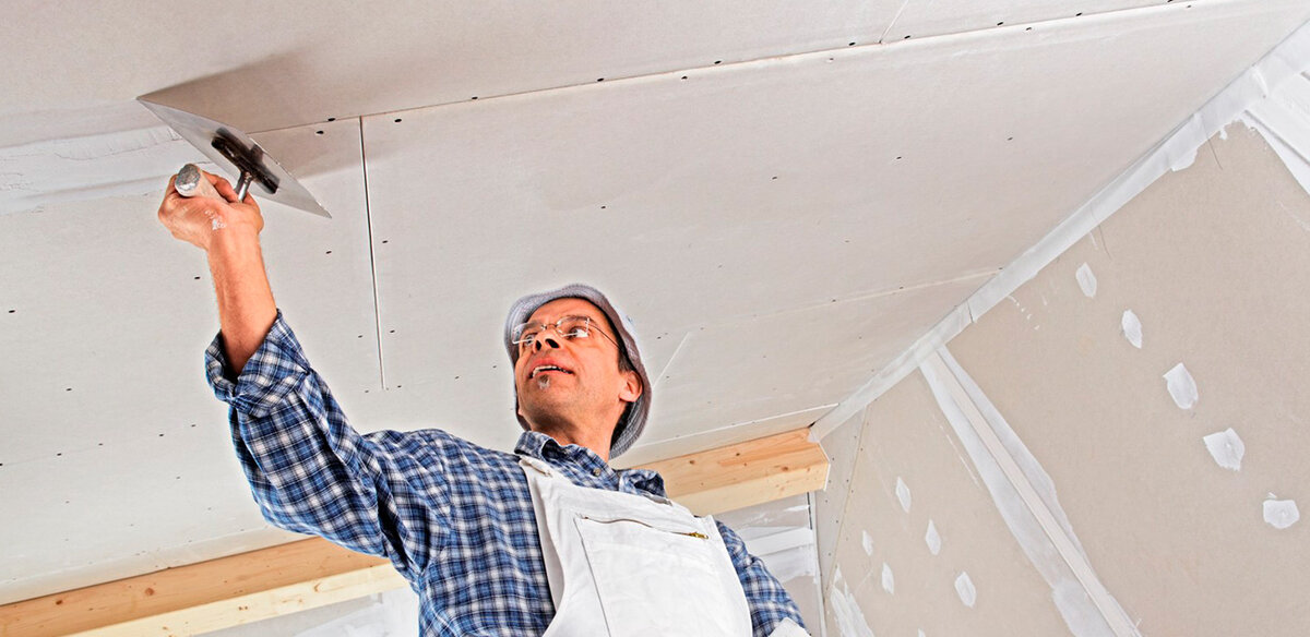 Как обшить потолок гипсокартоном?