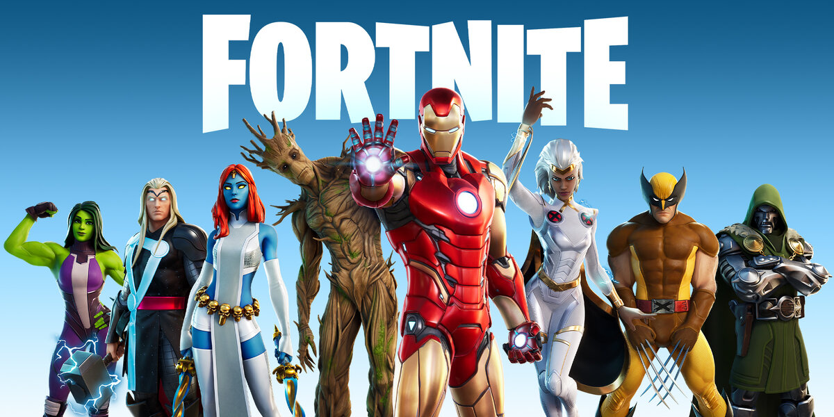 Fortnite - королевская битва от Epic Games.