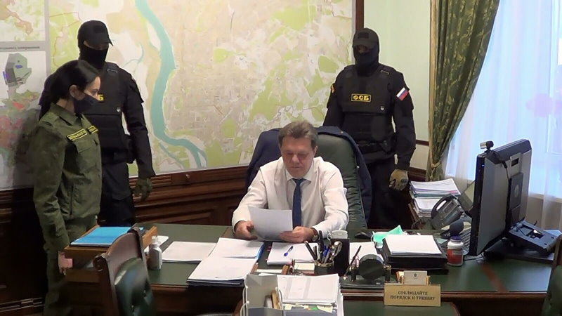 Задержание мэра Томска И. Кляйна
