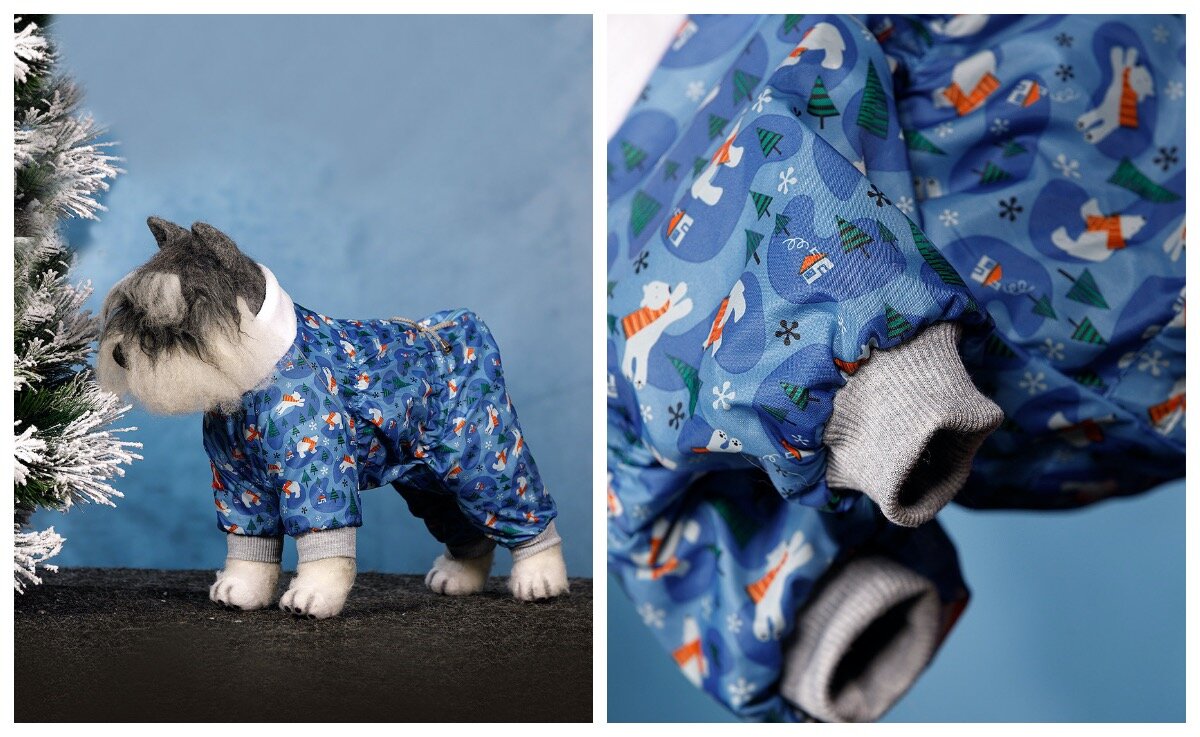 Комбинезон для собак "Мишка на севере", от 2 200 рублей 