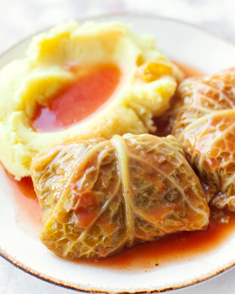 Голубцы с мясом и гречкой 