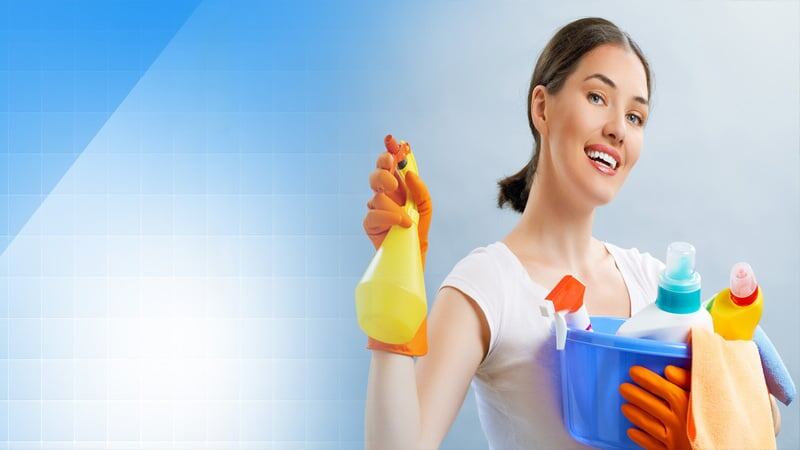 Клининг проводится профессиональными средствами и техникой