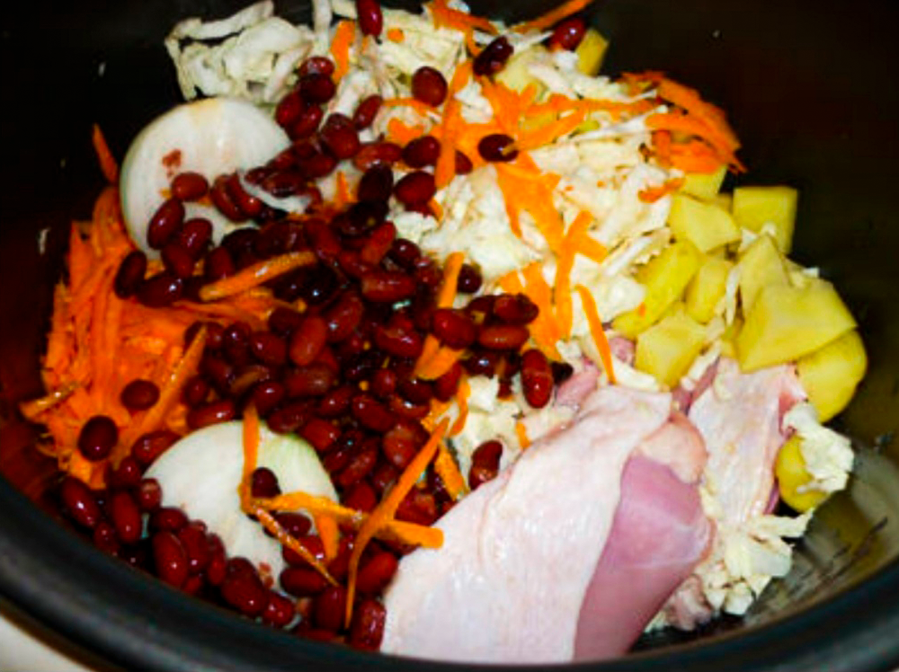 Да-да фасоль, не удивляйтесь. На деле получается очень вкусно.