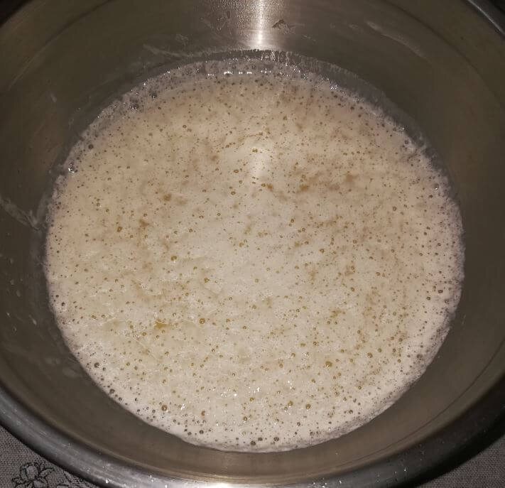 Блины постные на пшене с дрожжами