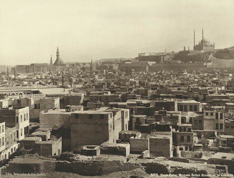 Иллюстрация взята из открытых источников. Вид Каира, 1930-е г.