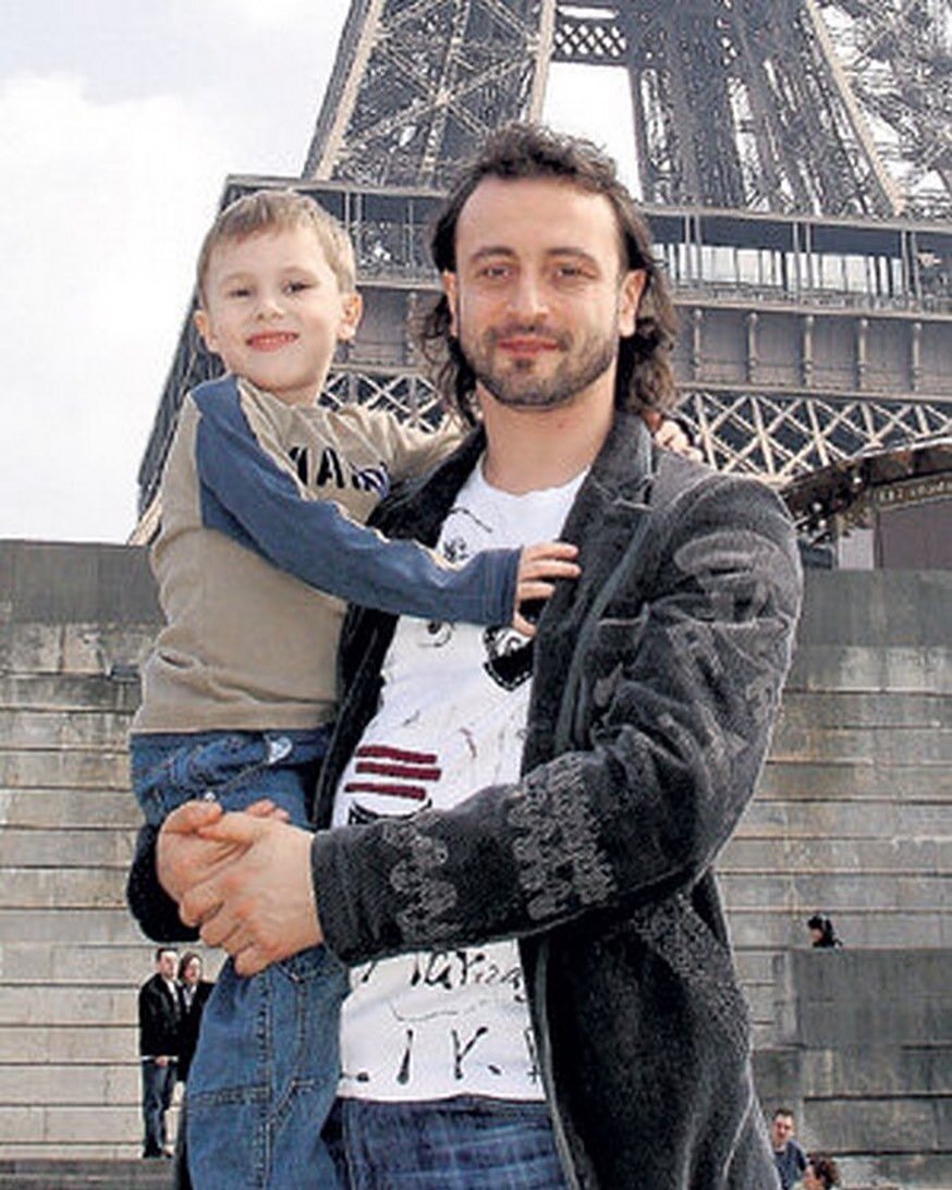 Илья Авербух с сыном Мартином