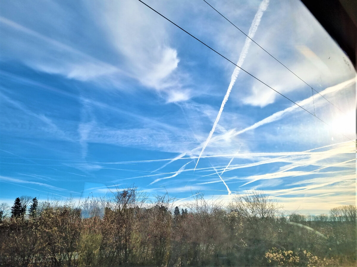 Небо над аэропортом, Мюнхен.