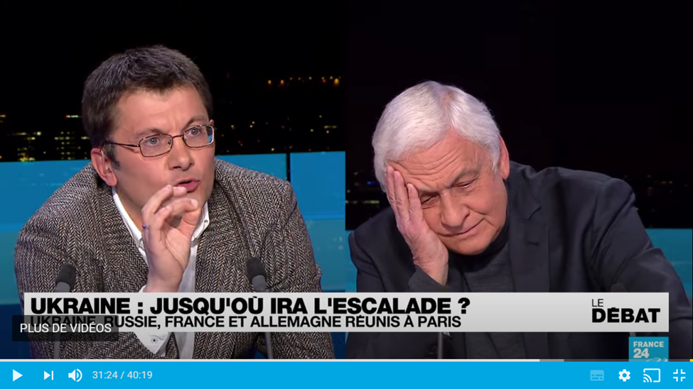 Реакция французов на интервью толстого. Французский Телеканал France 24.