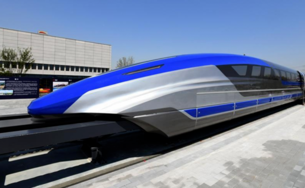 Прототип китайского маглеву для скорости 600км/ч