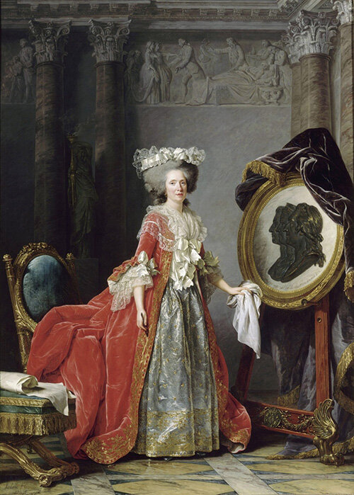 Аделаида Лабиль-Гиар. "Принцесса Мария Аделаида Французская", 1787 г 