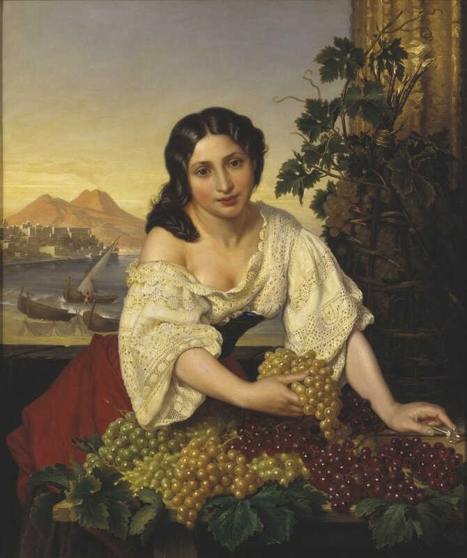 Итальянская продавщица фруктов, 1865 г.