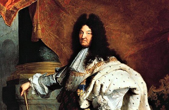 Людовик XIV в 1701 г. Художник - Гиацинт Риго. Лувр, Париж.