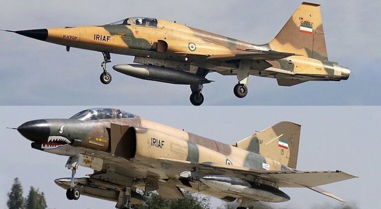 McDonnell Douglas F-4D/E Phantom и Northrop F-5E Tiger II Иранских ВВС 