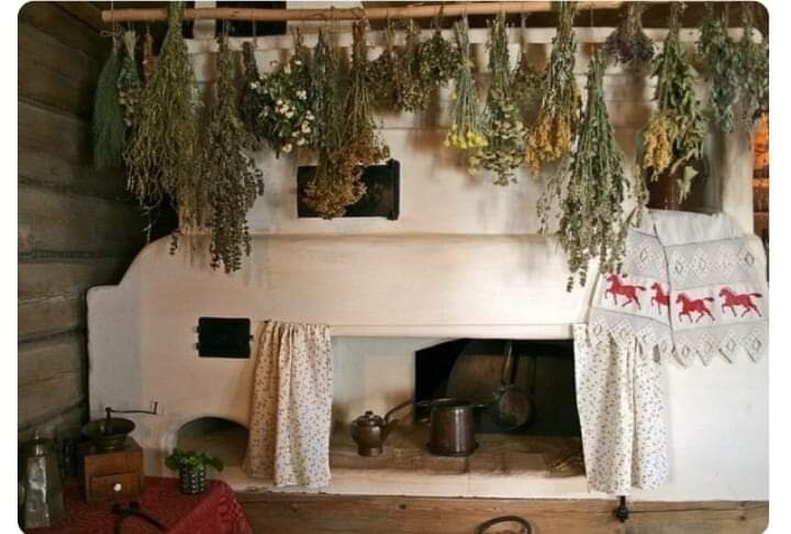 Старинный способ сушки. 