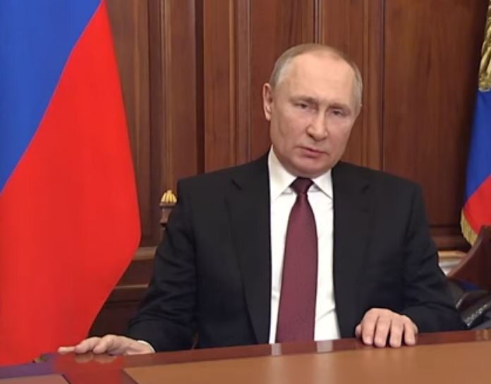 Владимир Путин (кадр видео)