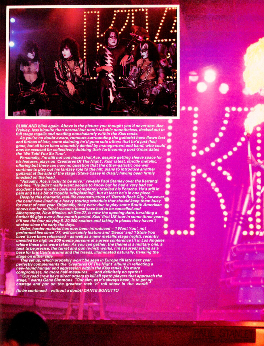 Страница журнала Kerrang!