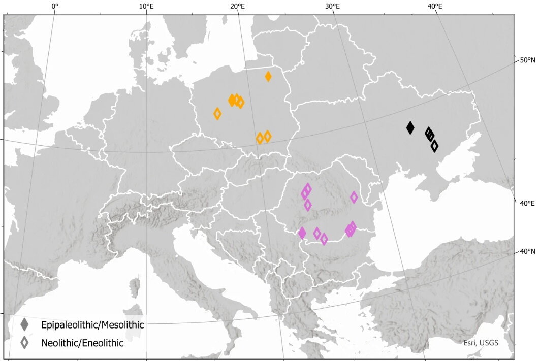     Фото: Tiina M. Mattila et al./Communications Biology, 2023 Места погребений, откуда брали образцы останков для секвенирования геномов