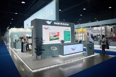    Стенд Made in Russia ©Telegram-канал "Новости российского экспорта"