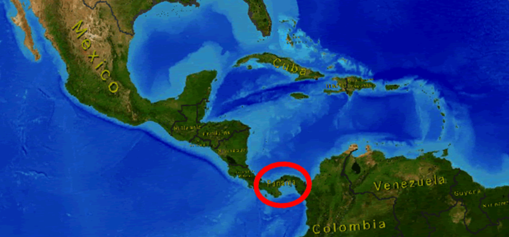 Что разделяет северную и южную. Граница между Северной и Южной Америки. Граница между Северной и Южной Америки на карте. Границы между Северной Америкой и Южной Америкой. Перешеек между Северной и Южной Америкой.