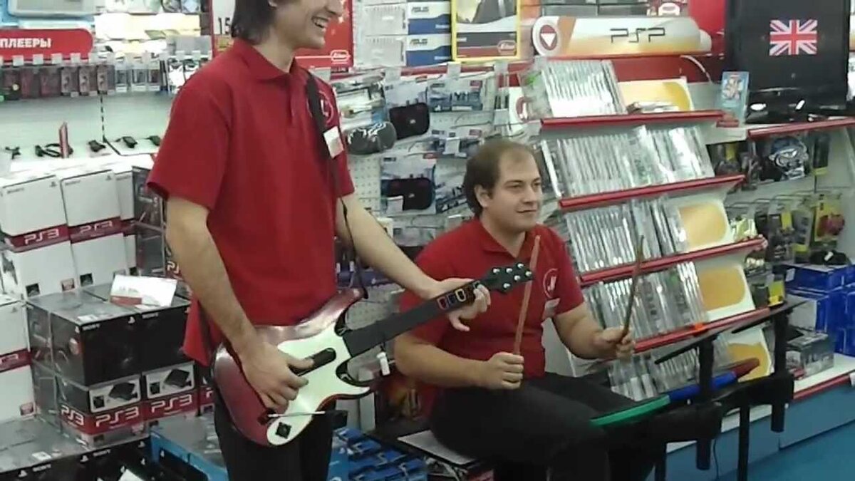 RedBand на своем первом концерте.