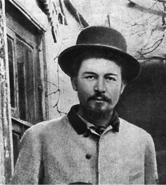 А.П. Чехов перед отъездом на Сахалин