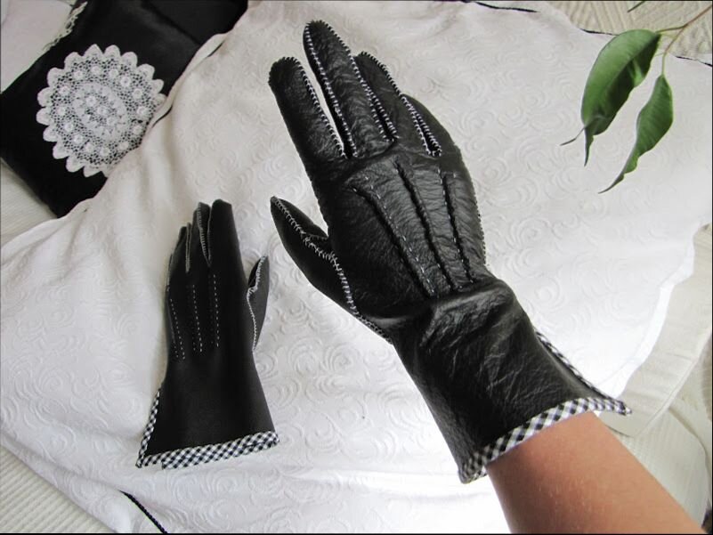Как сшить перчатки из кожи