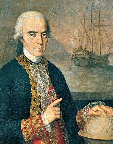 
Антонио де Уллоа. Худ. Андрес Кортес y Агилар. 1856. Холст, масло