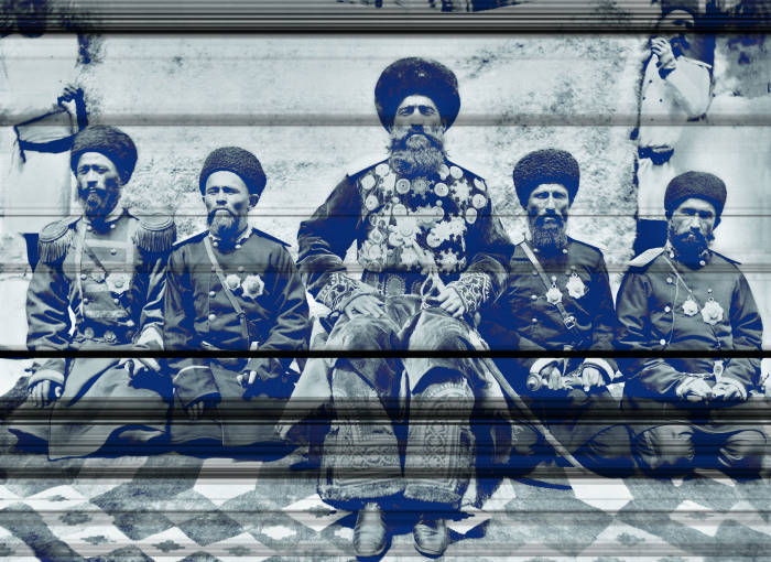 Бухарский генерал и офицеры.