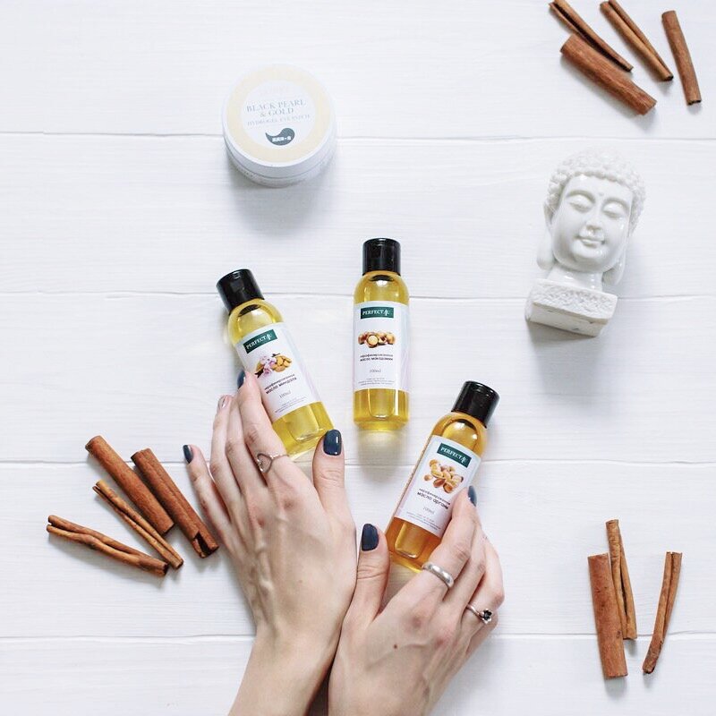 Любое натуральное масло PERFECT4U обеспечит эффективный уход за кожей рук, кутикулой и ногтями