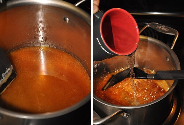 Будьте осторожны, в кастрюле "лава".)!