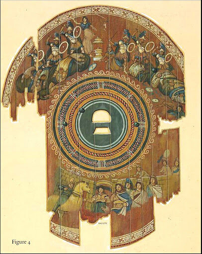 Щит со сценой взятия Трои. Реконструкция