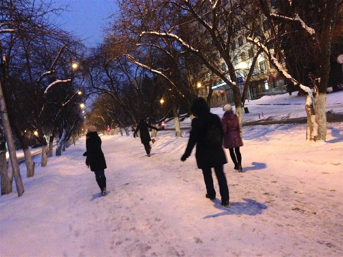 Зимняя танцевальная прогулка в Вологде