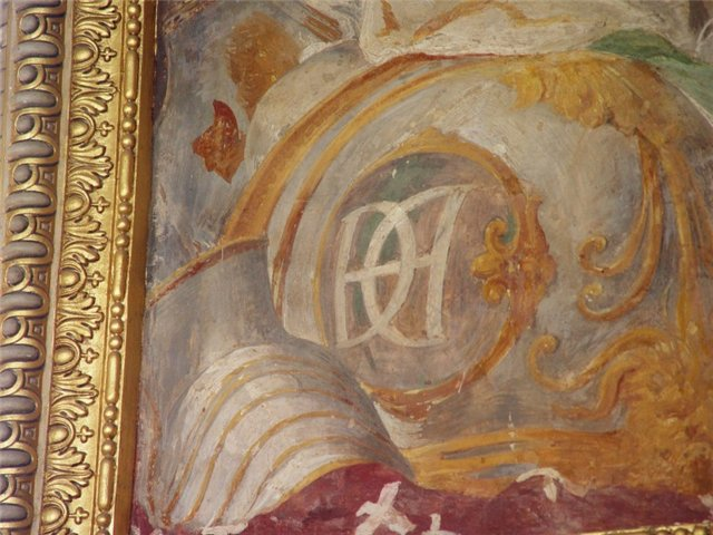 общий вензель короля и Дианы де Пуатье