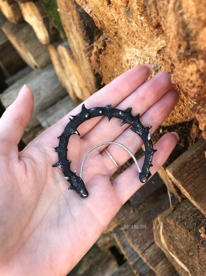 На мастер-классе показываю все процессы по изготовлению такого обода