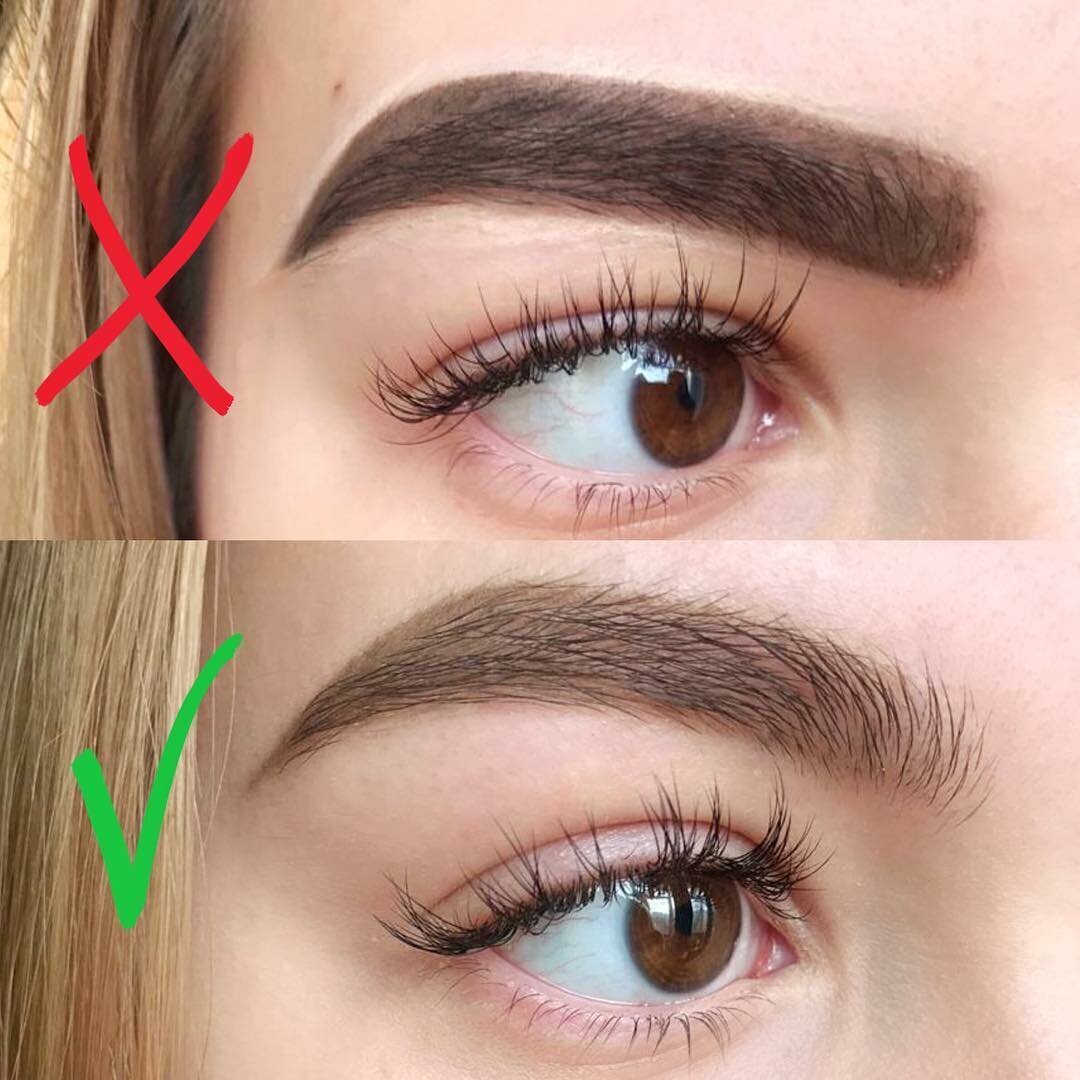 как правильно рисовать брови