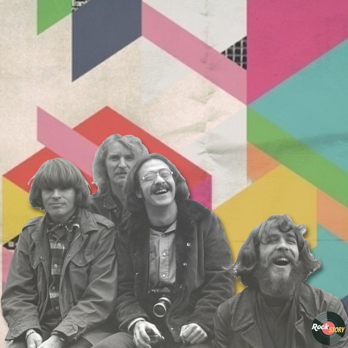 На фотографии: участники группы Creedence Clearwater Revival