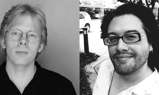 Слева: Джон Кармак; справа — Джон Ромеро