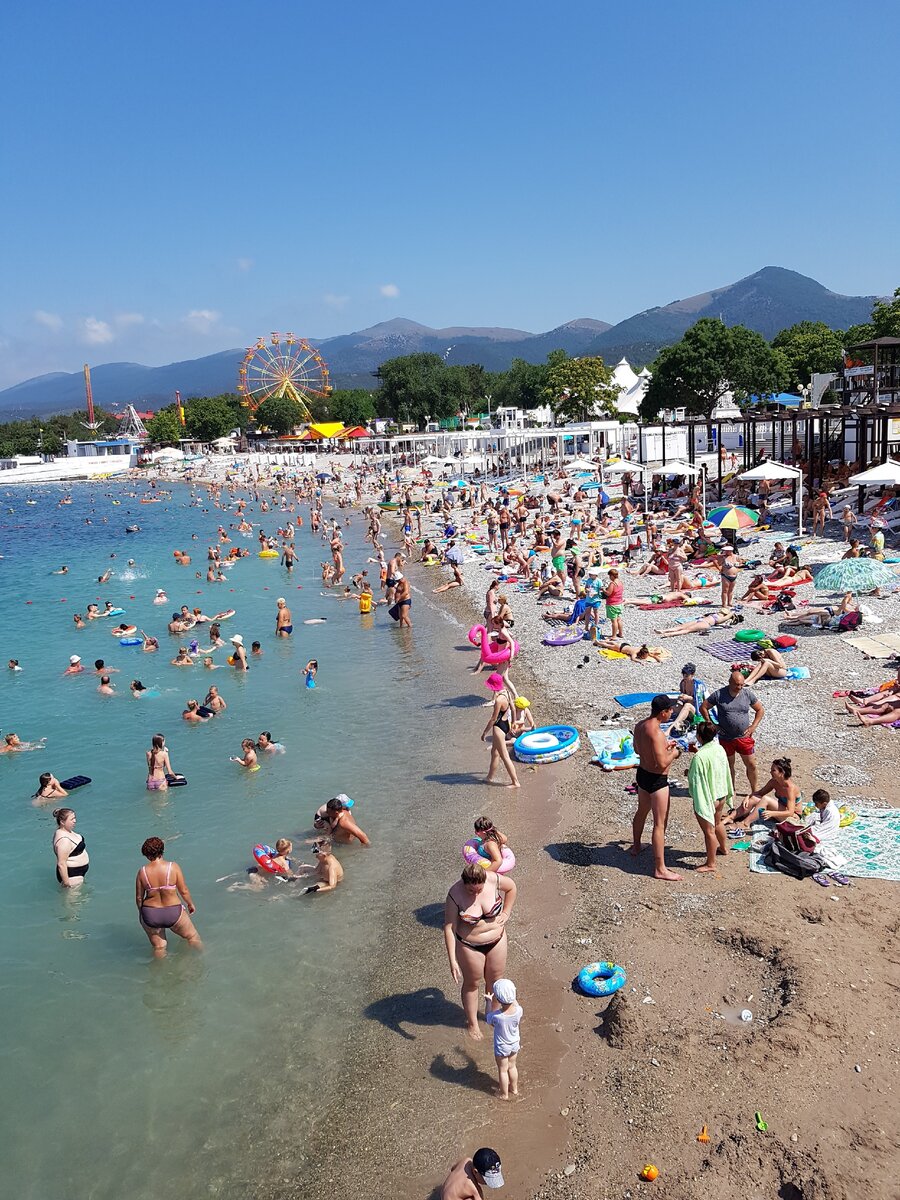 кабардинка море пляж