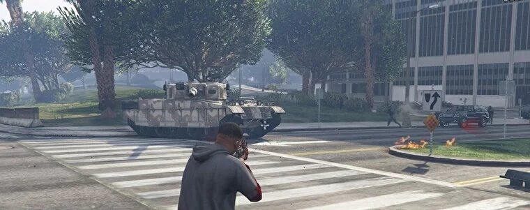 Шесть звезд во время преследования