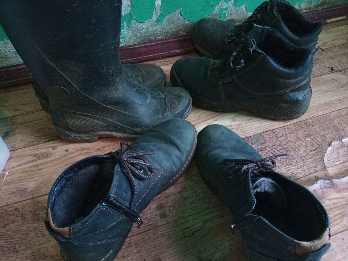 Моя зимняя рабочая обувь 