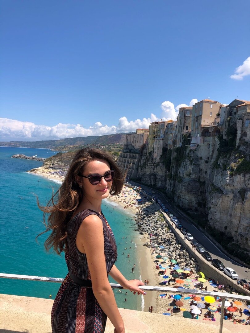 Арина в Италии.