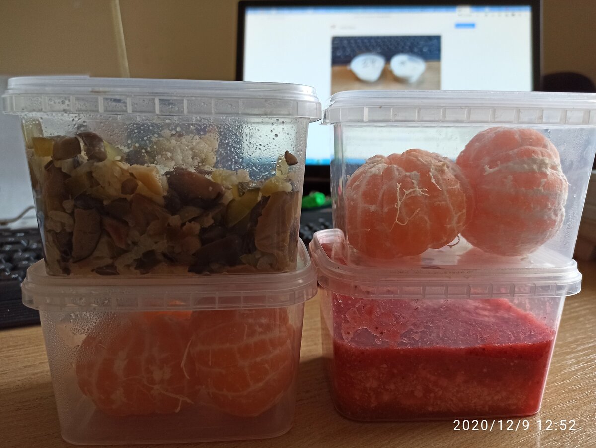 Обед и перекус на работу
