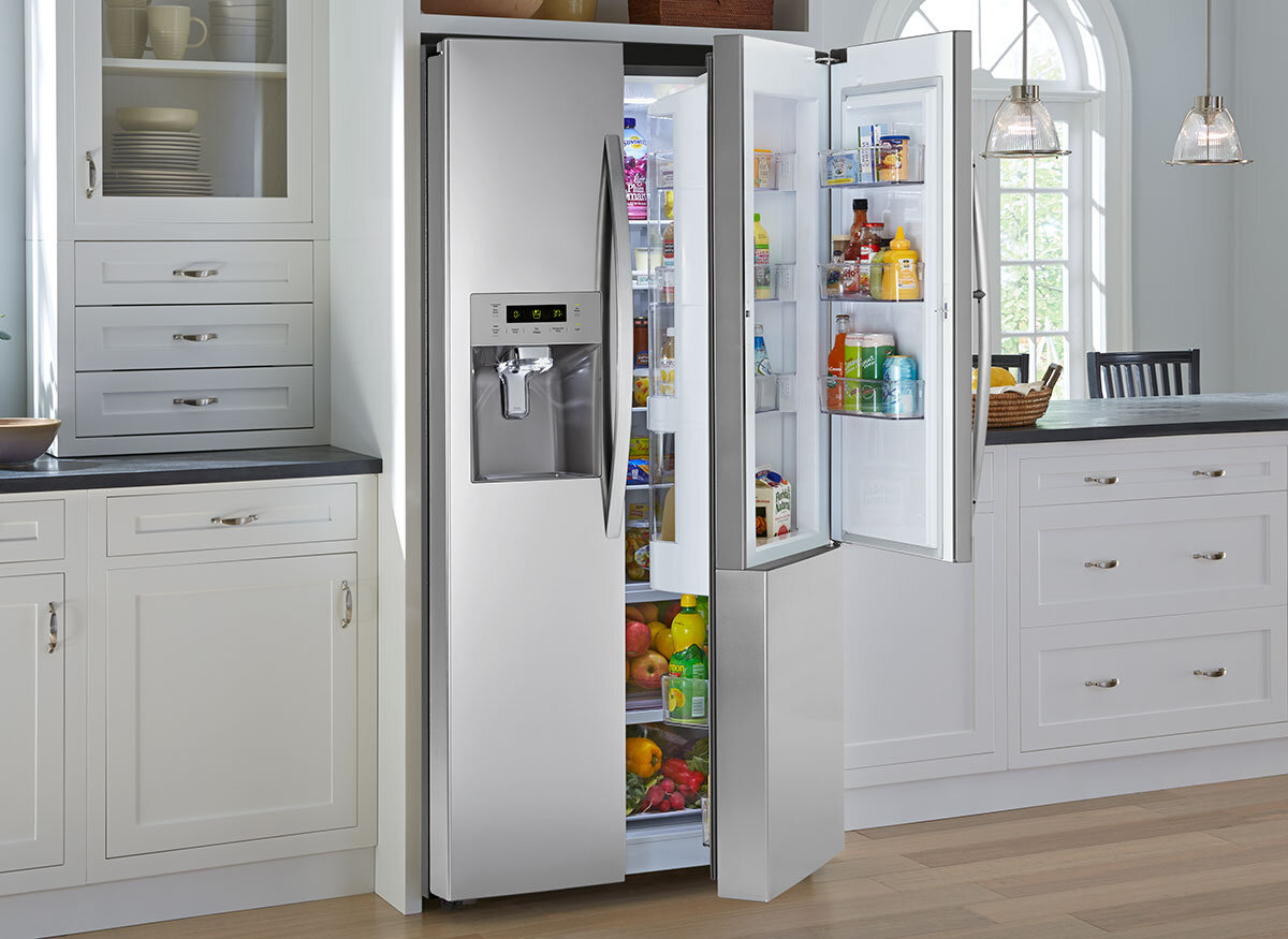Перезагрузка холодильника. Холодильник (Side-by-Side) Ascoli acdb520wib. Дверца холодильника. Haladelnik. Оригинальный холодильник.